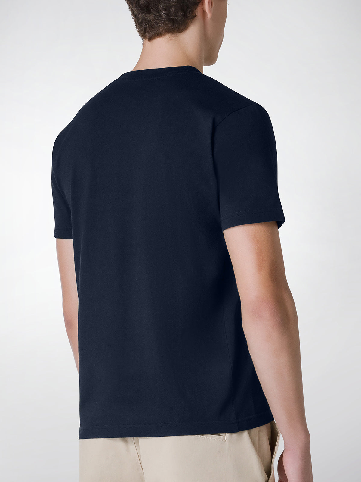 T-Shirt girocollo manica corta uomo, cotone SUPIMA