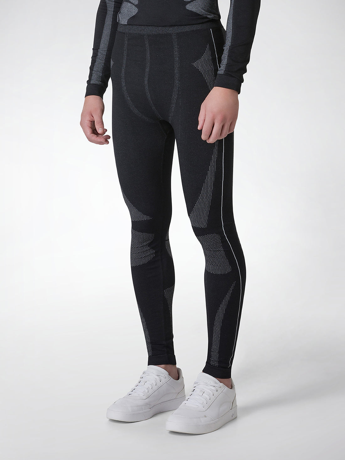 Leggings THERMAL uomo, microfibra elasticizzata